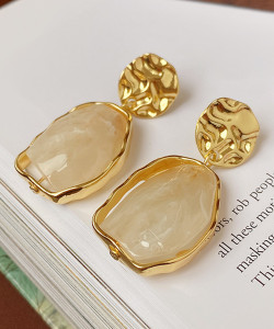 YELLOW CHIMES Earrings for Women and Girls Stone Drop Alloy Drops & Danglers