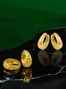 MA FASHION RK Alloy, Brass Hoop Earring