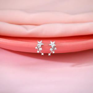 GIVA 925 Silver Lucky Star Earrings Zircon Sterling Silver Drops & Danglers