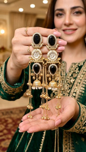 Ammora B_014 Zircon Alloy Drops & Danglers Earrings - Image 6