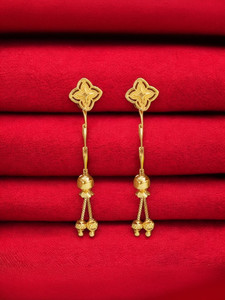 MA FASHION Sui-dhaga Brass Drops & Danglers