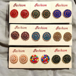 Aynur jewels Stylish earrings studs for women & girls (pack of 9) Alloy Stud Earring