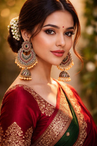 SANTABUTIQUE k118 Brass Jhumki Earring