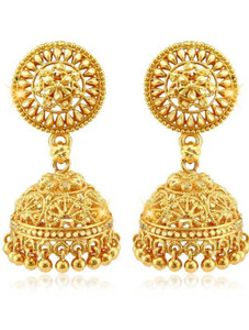 subhart gold plated beautiful or stylish jhumka's for women/girls Beads Alloy Jhumki Earring
