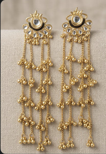 izah Trendy kashmiri earings for women and girls Zircon Alloy Stud Earring
