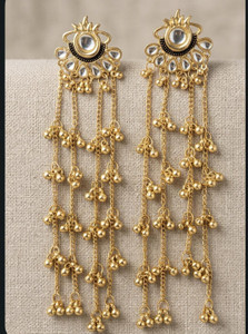 izah Trendy kashmiri earings for women and girls Zircon Alloy Stud Earring