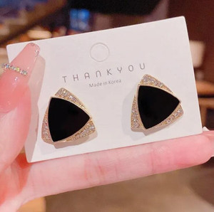 AKISON JEWELS Earrings For Women Girls Korean Western Fashion Trendy Earring Light Weight Crystal, Diamond, Cubic Zirconia Alloy Earring Set, Stud Earring