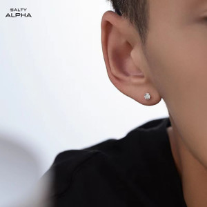 Salty Men & Boys Diamond Studs Alloy Stud Earring