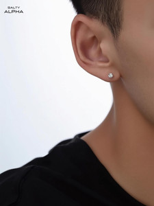 Salty Men & Boys Diamond Studs Alloy Stud Earring