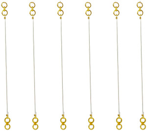 Jewelopia Jewelopia Invisible Transparent Stretchable and Adjustable Elastic Ear Chain Silicone Ear Thread
