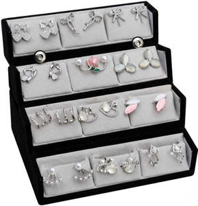 Sonifaishan 12 Pairs Korean Stud Earrings Set with Velvet Box for Women | Girls Alloy, Metal Stud Earring