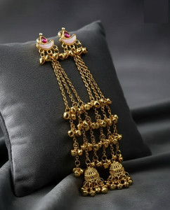 Samridhi DC Gold Plated kashmiri earrings for women & girls Alloy Drops & Danglers, Jhumki Earring