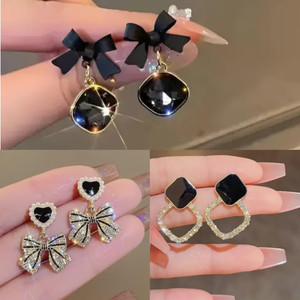 alinora jewels Stylish Earrings Combo Set for Women & Girls | Bow, Heart & Stone Drop Earrings Crystal, Pearl Alloy Stud Earring