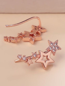 YELLOW CHIMES Fashion Women Metal Stud Earring