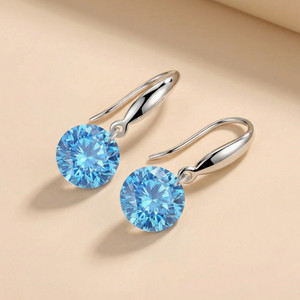 MYKI Beautiful Diamond Drop Earring For Women & Girls Crystal Metal Drops & Danglers