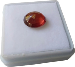 Aanya Jewels Garnet Gemstone Natural Certified (Gomed) Stone 5.25 Carat Garnet Stone Ear Thread