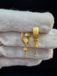 Ansh Enterpris Fashion Hanging Sui Dhaga Earring for Women and Girls Cubic Zirconia Alloy Huggie Earring