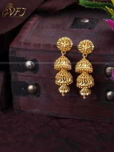 VIGHNAHARTA South Screw back alloy Jhumki Earring for Women Alloy Jhumki Earring