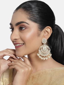 ZAVERI PEARLS Kundan Stone Drops & Danglers