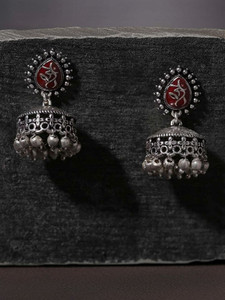 Voylla Moksha Embellishments s Brass Jhumki Earring