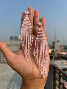 GLAMIFIED GLASS BEADS EARRING Glass Plug Earring