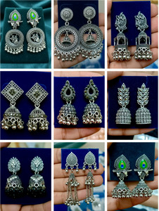 ड्विश Latest Design Earings for Girls (Pack of 9 ), Jhumki earrings combo Metal Jhumki Earring, Earring Set