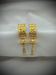 RR BROTHERS 1 gram gold plated jhumki for women Brass Jhumki Earring