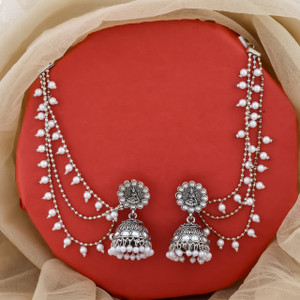 OmImitation BAHUBALI-01 Brass Jhumki Earring