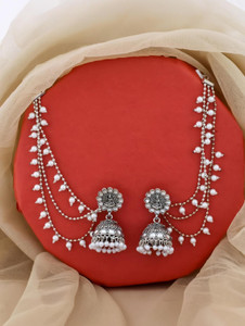OmImitation BAHUBALI-01 Brass Jhumki Earring