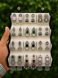 Vastaraj Multicolor Jhumka Earrings Combo with Gift Box Beads Alloy Jhumki Earring, Drops & Danglers
