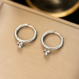 MYKI Banner Stainless Steel Earrings For Women & Girls Stainless Steel Hoop Earring