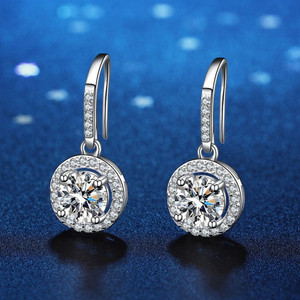 MYKI Royal & Beautiful Drop Zircon Earrings For Women & Girls Swarovski Zirconia Sterling Silver Drops & Danglers