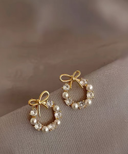 FashionAmora Earrings For Women Earings for Girls Korean Earrings Fashion Earring Alloy Stud Earring