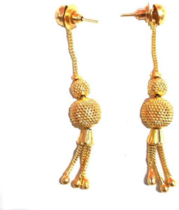 Jewar Mandi JewarHaat Sui-Dhaga Trendy Gold Plated Fashion Earrings for Women & Girls Brass Drops & Danglers, Earring Set