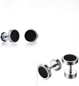 Karishma Kreations Mens Earring & Women Earring Fashion Multi jewellery Valentine Platinum Black Blue Golden Silver Surgical Plug Hoop Ear piercing Studs stainless Steel Jewelry Stylish Fancy Party wear casual High Gold Polish Daily use simple Magnet non Pierced Round pressing Dumbell Multicolor press Mahadev Mahakal Shiv OM God jejus Cross Earrings Combo Set pack pierced Multicolour shape Bali Ear rings Stud Tops Mens Earing for Men Boy Boyfriend Women Boys Girls Gents unisex male girls women design Jewellery Multi Hoops earrings Salman Khan Style daily Use Mens Earrings Stainless Steel, Copper, Brass, Alloy Hoop Earring, Stud Earring, Huggie Earring, Plug Earring, Cuff Earring, Tunnel Earring, Earring Set, Magnetic Earring, Cuff Earring