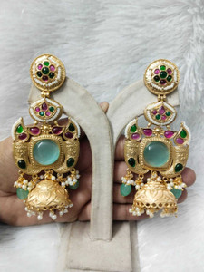 Trimurtijewel Kashmiri earring Brass Earring Set