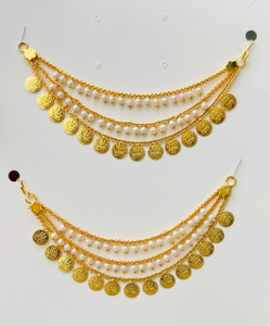 Tejaswita Ear Chain Kanser Bahubali Gini Laxmi Design Brass Ear Thread