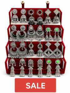 Aashtalifestyle Jhumka and erring Alloy Cuff Earring, Plug Earring, Tassel Earring, Jhumki Earring
