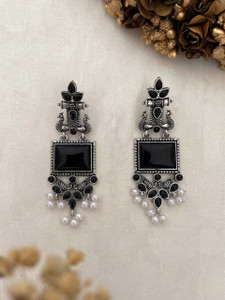 DANGAR ENTERPRISE Silver Plated Earring for Women & Girls Alloy Jhumki Earring