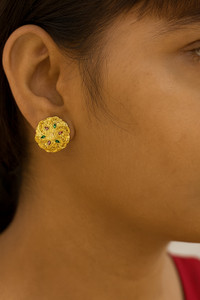 SMARNN Sui Dhaga Needle Thread Earrings Metal Drops & Danglers