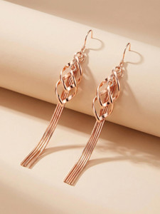 MYKI Glamorous Long Earrings For Women & Girls Metal Drops & Danglers