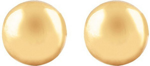 STUDEX 4MM Ball For kids Gold Plated Steel Stud Earring