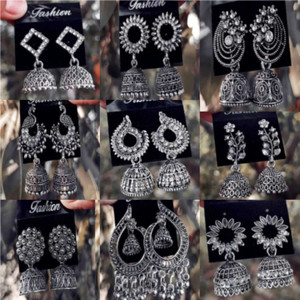 Gahna wala (Pack of 09) Latest Designer Trendy Cubic Zirconia Alloy Earring Set