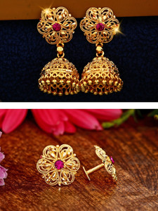 VIGHNAHARTA Everyday wear Fancy Jhumki & Stud Earring combo for Women and Girls Alloy Stud Earring, Jhumki Earring