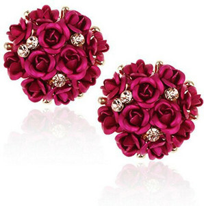 YouBella Stylish Earrings Fancy Party wear Ear Rings Jewellery earings Alloy Stud Earring