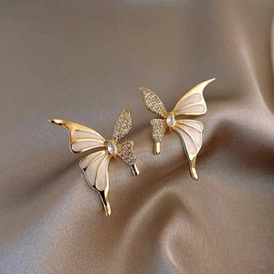 estailo fashion Butterfly Blossom Earrings for Women & Girls-Stud Earring-Gold Alloy Stud Earring