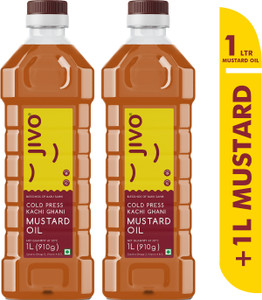 JIVO Cold Pressed Pure 2 Liter Mustard Oil