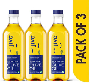 JIVO Extra Light 3 Litre Cooking Oil Olive Oil Plastic Bottle