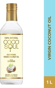Coco Soul Cold Pressed Unrefined Daily Cooking Multipurpose Usage - Makers of Parachute Coconut Oil Plastic Bottle