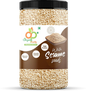 Organic Purify White Sesame Seeds | Safed Til Tal for Weight Loss and Eating Unhulled Natural Sesame Seeds